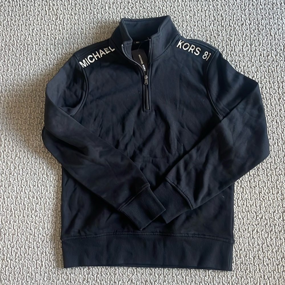 NWT Michael Kors 3/4 zip up